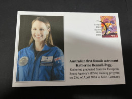 24-4-2024 (2 Z 52 A) Australian First Female Astraunaut Katherine Bennell-Pegg Graduate Fron ESA In Germany - Other & Unclassified