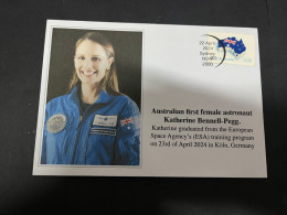 24-4-2024 (2 Z 52 A) Australian First Female Astraunaut Katherine Bennell-Pegg Graduate Fron ESA In Germany - Altri & Non Classificati