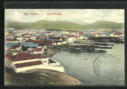 CPA Sao Vicente, Vista Parcial, Vue De Le Port  - Cape Verde