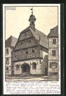 Künstler-AK Amorbach, Rathaus  - Amorbach