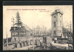 AK Wildenthal, Hotel Pension Mit Aussichtsturm Auf Dem Auersberg  - Auersberg