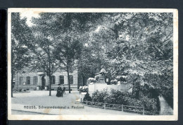 AK Neuss 1910 Schwanndenkmal Und Postamt (PK0029 - Autres & Non Classés