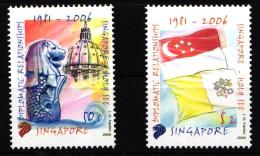 Singapur 1626-1627 Postfrisch #IY584 - Singapour (1959-...)