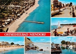 73940526 Niendorf__Ostseebad_Timmendorferstrand Luftaufnahme Strand Promenade Ha - Timmendorfer Strand