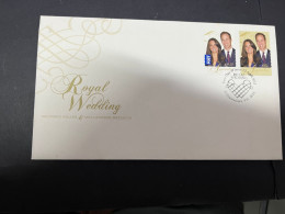 24-4-2024 (2 Z 54) Australia FDC - 2011 - Royal Wedding (Prince William & Katherine Middleton) - FDC