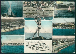 Rimini Miramare Di Saluti Da Pin Up Foto FG Cartolina KB0708 - Rimini