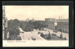 AK Hannover, Königswortherplatz Mit Strassenbahn Und Kutsche  - Hannover