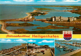 73933177 Heiligenhafen_Ostseebad Fliegeraufnahme Strandpartie Hotels Yachthafen - Heiligenhafen