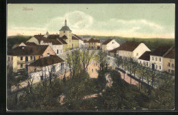 AK Jilové, Blick Auf Ortspartie Aus Der Vogelschau  - Czech Republic