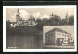 AK Pruhonice, Ortspartie Und Gasthaus Benes  - Czech Republic