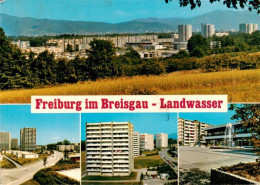 73932774 Landwasser_Freiburg_Breisgau Panorama Hochhaeuser Einkaufszentrum - Freiburg I. Br.