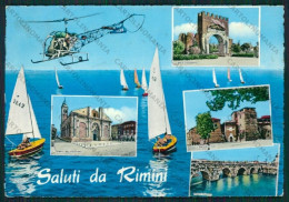 Rimini Città Saluti Da Elicottero Foto FG Cartolina KB0794 - Rimini