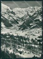 Aosta Gressoney Saint Jean Nevicata Foto FG Cartolina KB1519 - Aosta