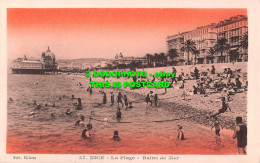 R483723 Nice. La Plage. Bains De Mer. Giletta - Monde