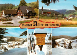 73931260 St_Roman_Wolfach Gasthof Pension Zum Adler Kirche Winterpanorama - Wolfach