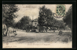 CPA Saint-Ouen, Avenues De La Gare Et Des Batignolles  - Saint Ouen
