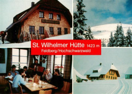 73931218 Feldberg_1450m_Schwarzwald St Wilhelmer Huette Gaststube Winterpanorama - Feldberg