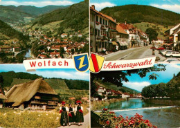 73931157 Wolfach_Schwarzwald Panorama Ortsansicht Schwarzwaldhaus Trachtenmaedch - Wolfach