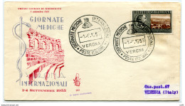 Italia FDC Venetia 1955 Giornate Mediche Internazionali  Non Viaggiata - FDC