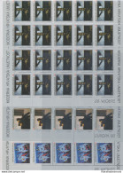 1993 EUROPA CEPT Croazia 3 Minifogli "Arte Contemporanea" MNH** - Altri & Non Classificati