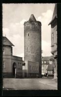 AK Vacha /Rhön, Strassenpartie Mit Sicht Zum Storchenturm  - Vacha