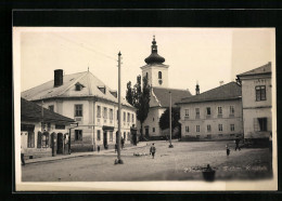 AK Wallern, Nameti, Kostel, Hotel  - Tschechische Republik