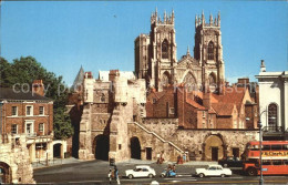 72467486 York UK Bootham Bar And Minster York - Otros & Sin Clasificación