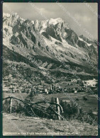 Aosta Courmayeur Entrèves Grandes Jorasses Foto FG Cartolina KB1879 - Aosta