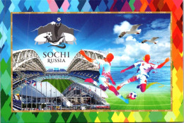 24-4-2024 (2 Z 55) Russia (posted From Australia 2024) SOCHI World Cup Football (Stadium) With DUCK Stamp - Stadiums