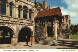 72461747 Canterbury Kent The Norman Staircase Kings School  - Other & Unclassified