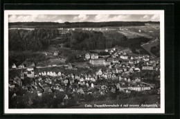 AK Calw, Ortsansicht Mit Truppführerschule 4 Und Neuem Amtsgericht  - Calw