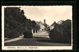 AK Neustrelitz, Blick In Die Schlossstrasse  - Neustrelitz