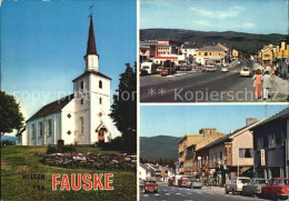 72458902 Fauske Kirche Strassenansichten  Norwegen - Norvège