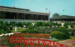 73058996 Louisville_Kentucky Clubhouse Garden Scene Churchill Downs - Andere & Zonder Classificatie