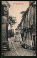 CPA Pont-de-L`Arche, Rue De L`Abbaye-sans-Toile, Vue De La Rue  - Pont-de-l'Arche