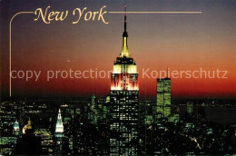 73052707 New_York_City Empire State Building Nachtaufnahme - Altri & Non Classificati