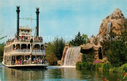 73051509 Disneyland_California The Mark Twain Steamboat Passes Cascade Peak And  - Altri & Non Classificati