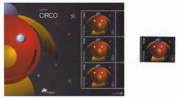 Portugal 2002 - EUROPA, Cirque, Mi-Nr. 2593A + Bl. 176, Neufs** - Unused Stamps