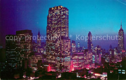 73051287 New_York_City Night Falls On Midtown Manhattan - Other & Unclassified
