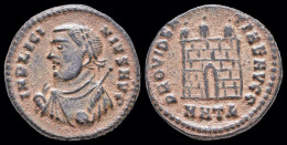 Licinius I  AE3 Campgate - The Christian Empire (307 AD To 363 AD)