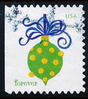 Etats-Unis / United States (Scott No.4582 - Ornements De Noël / Christmas Ornements) (o)  P3 ATM - Left - Used Stamps