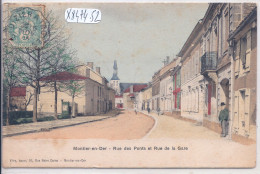 MONTIER-EN-DER- RUE DES PONTS ET RUE DE LA GARE- COLORISEE - Montier-en-Der