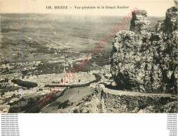 48.  MENDE .  Vue Générale Et Le Grand Rocher . - Mende