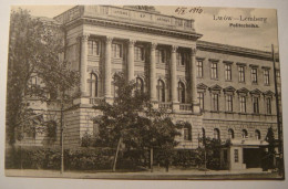 Lwow.Lemberg.Politechnika.Tramway Stop.Esperanto.Kazimiro Lewinski.1910.Poland.Ukraine. - Ucrania