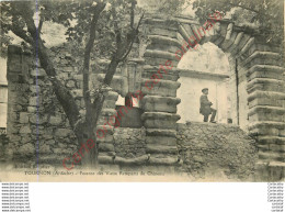 07.  TOURNON .  Poterne Des Vieux Remparts Du Château . - Tournon