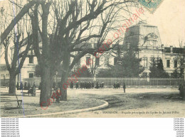 07.  TOURNON .  Façade Principale Du Lycée De Jeunes Filles . - Tournon