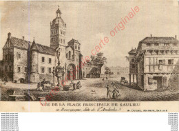 21.  VUE DE LA PLACE PRINCIPALE DE SAULIEU Dite St ANDOCHE . - Saulieu