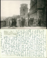 Foto Heidelberg Reisegruppe Heidelberger Schloss 1935 Privatfoto - Heidelberg