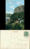 Postcard Tetschen-Bodenbach Decín Bergschloß Schäferwand 1908  - Tsjechië