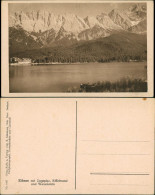 Garmisch-Partenkirchen Eibsee Mit Zugspitze, Riffelwan Waxenstein (Berge) 1920 - Garmisch-Partenkirchen